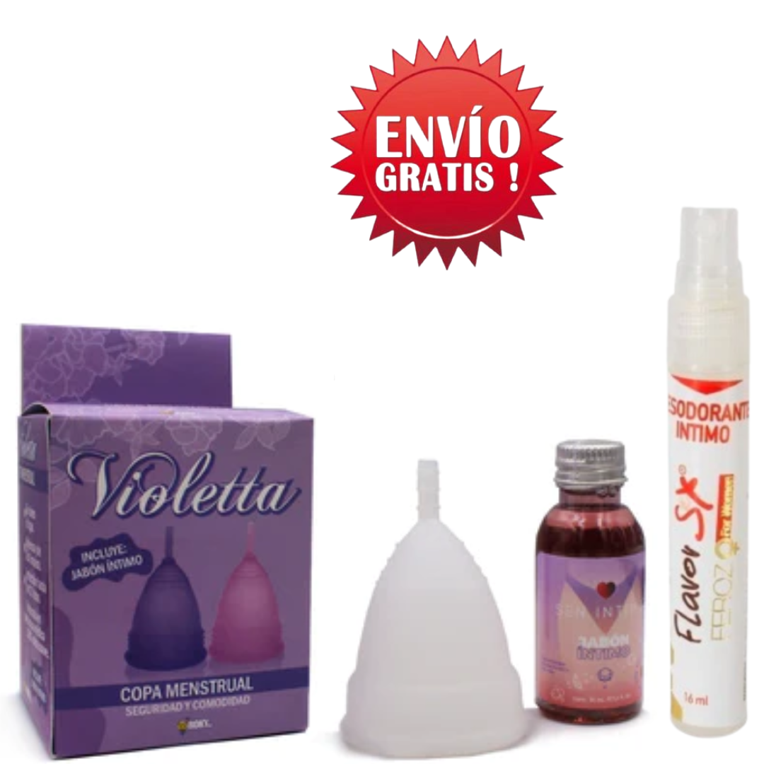 Kit Menstrual Copa Y Desodorante Intimo